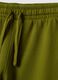 Pantaloni jogger verdi in puro cotone organico_3