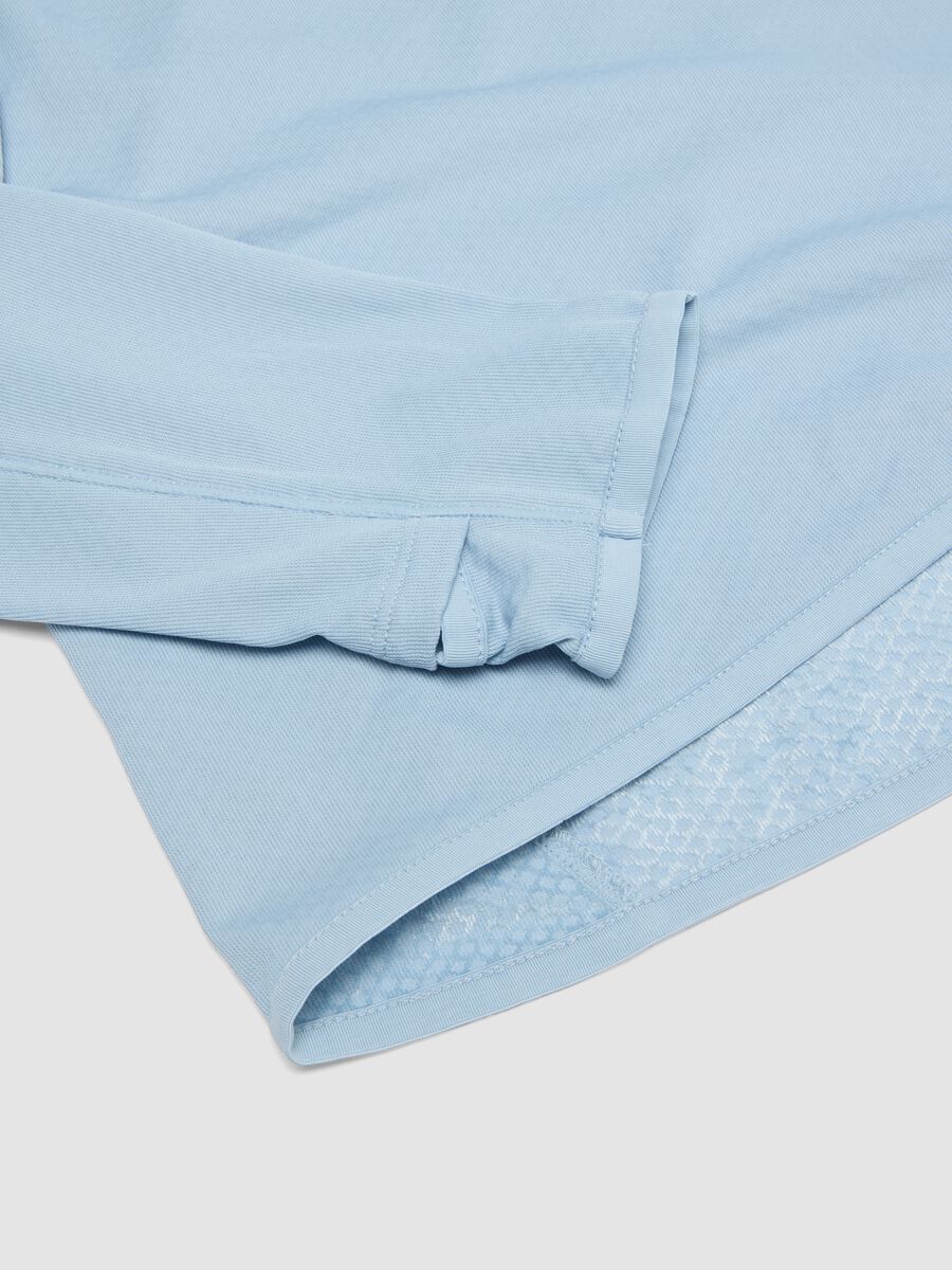 Blue Breathable Hooded T-Shirt ALTAVIA WITH DEBORAH COMPAGNONI_7