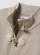 Cardigan beige in misto viscosa con alamari regular fit_1