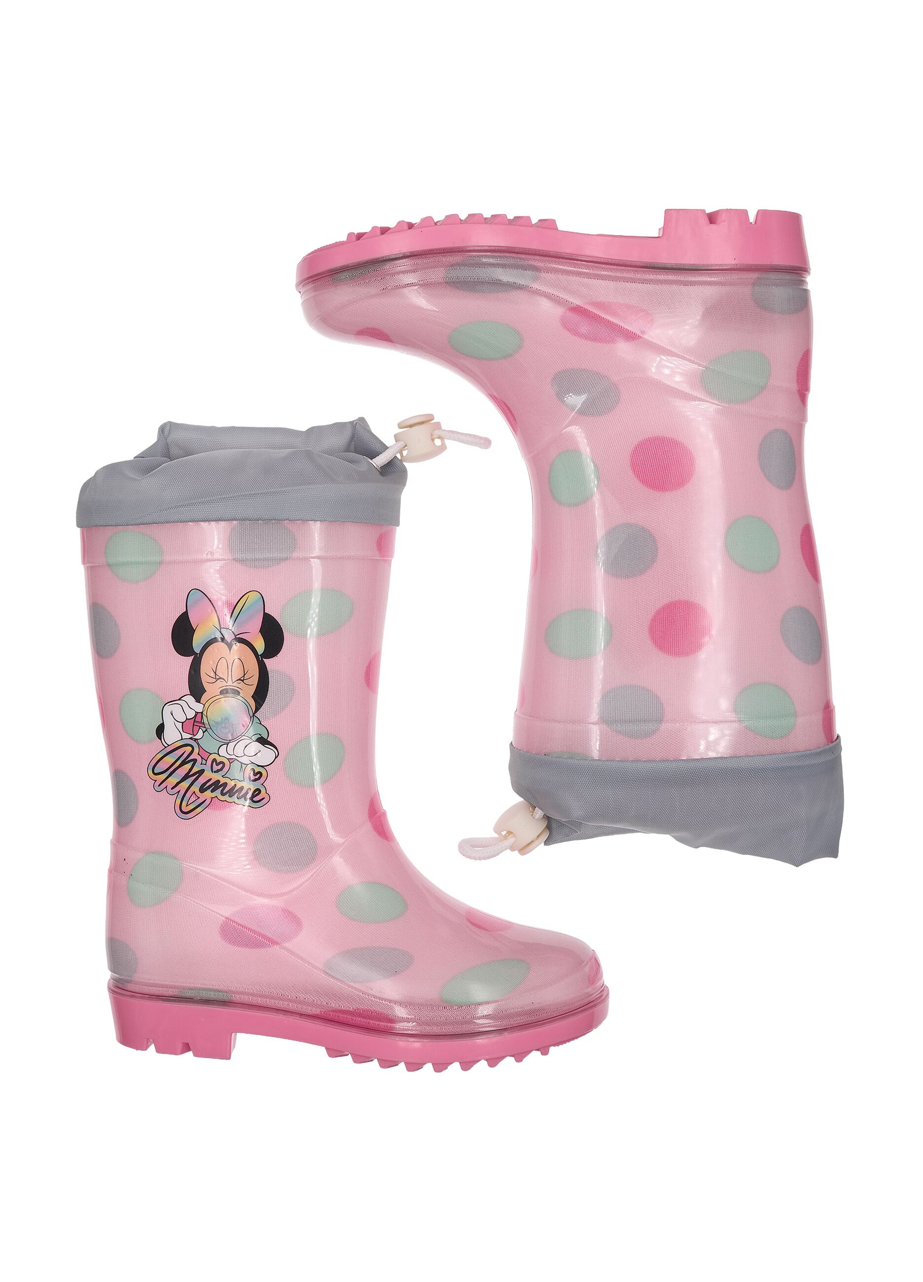 Pink PVC Boots for Girls