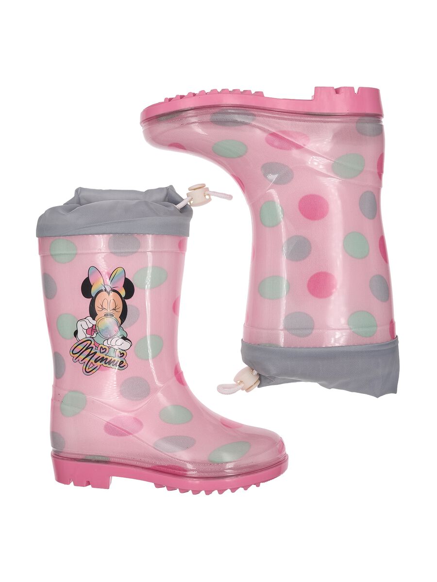 Pink PVC Boots for Girls_2