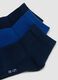 Five-pack of multicolour short socks in stretch organic cotton_1
