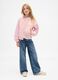 Pink bomber jacket in wool blend and synthetic fibres_2