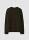 Green regular-fit jacquard wool-blend jumper_4