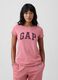 Pink pure cotton GAP logo T-shirt_0