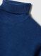 Maglia blu a dolcevita regular fit in jersey knit_1