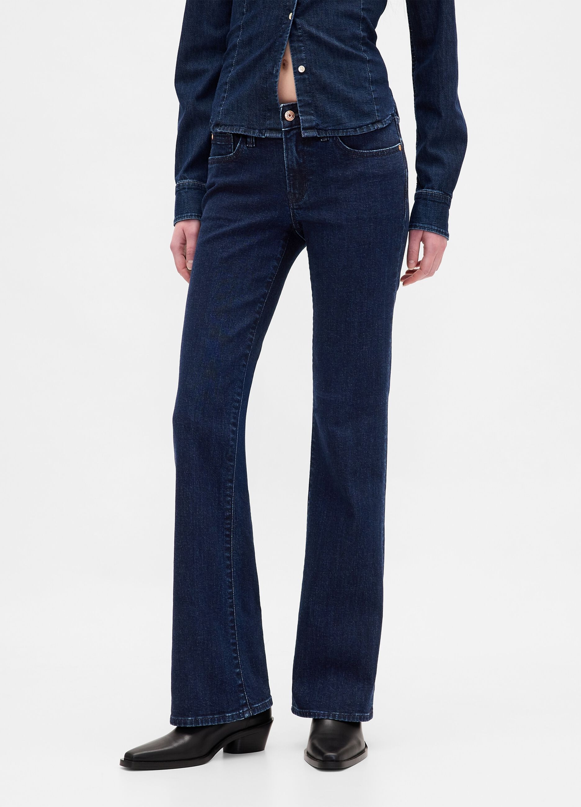 Stretch Blue Denim Trousers
