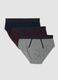 Men&rsquo;s 3-pack organic stretch cotton briefs, multicolour_0