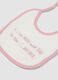 Bipack di bavette rosa in misto cotone organico_2