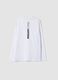 T-shirt bianca in puro cotone con stampe Ducati relaxed fit_1