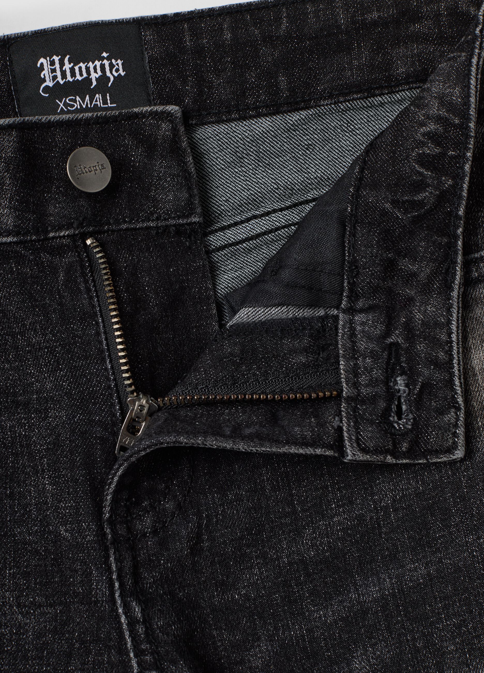 Slim Flare Denim Black Washed