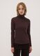 Brown pure cotton crew-neck T-shirt_2