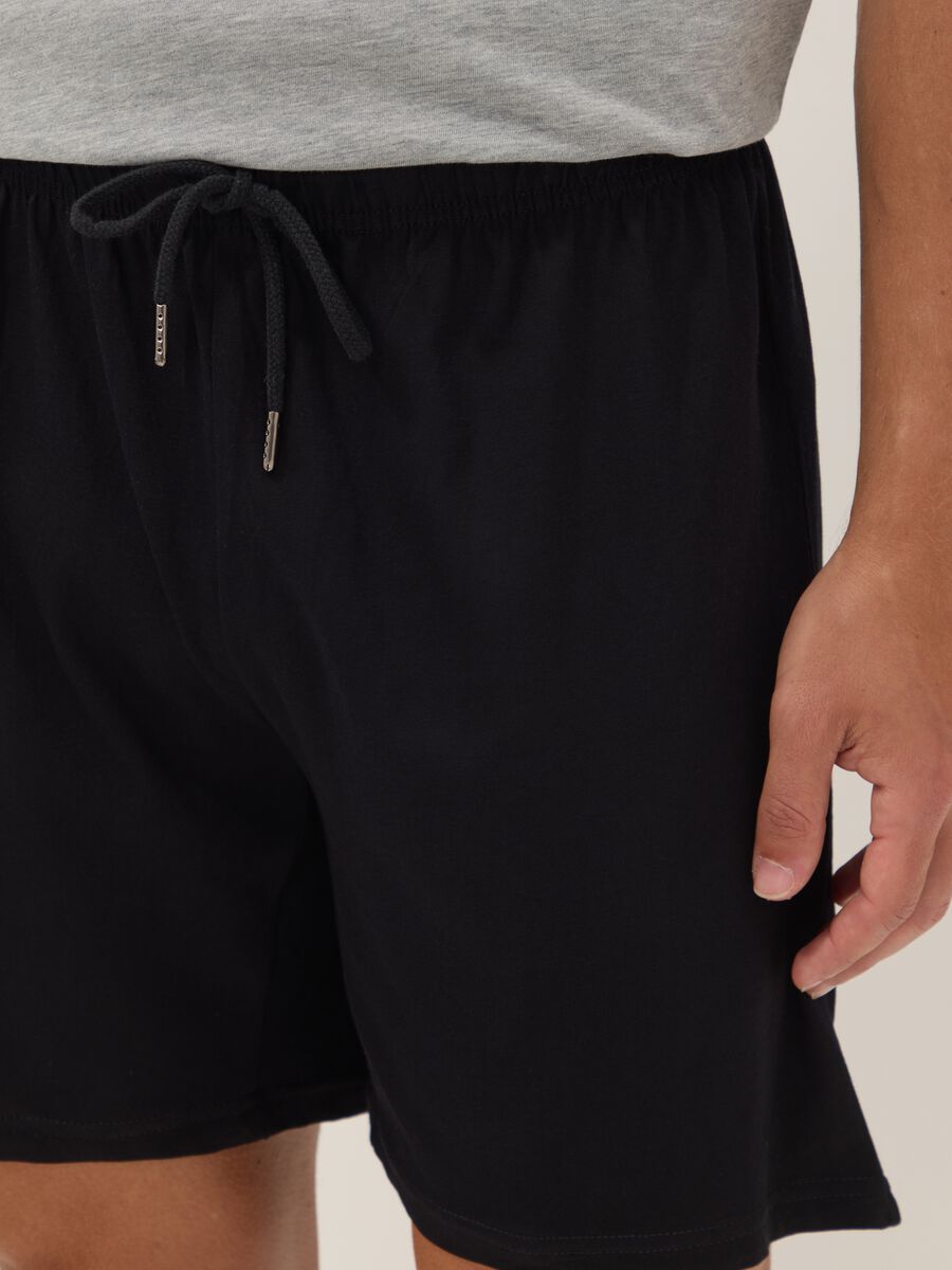 2-pack of multicolour organic cotton pyjama shorts_3