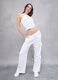 White Linen Wide-Leg Cargo Trousers_3