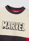 Beige and black cotton-blend tracksuit with MARVEL Spider-Man prints_3