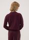 Maglia viola in lana elasticizzata a girocollo_3
