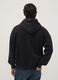 Black cotton-blend hoodie with Pink Floyd print_3