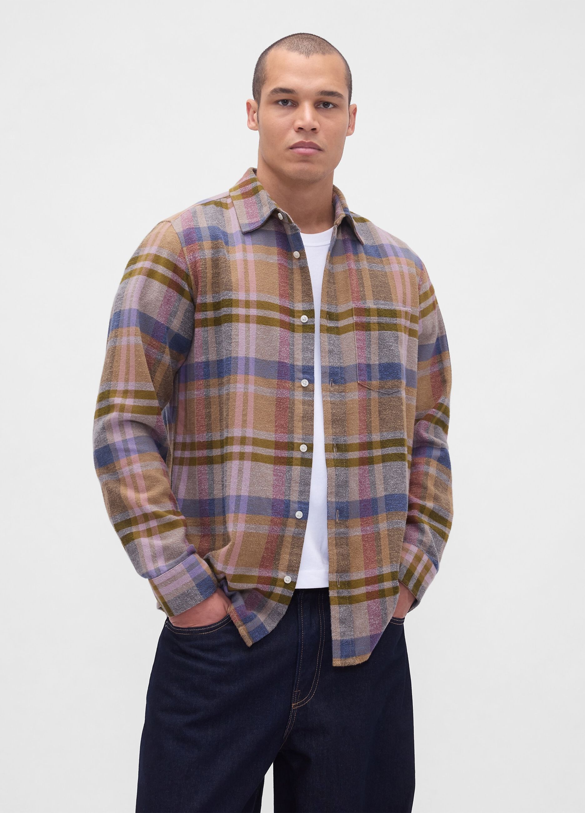 Multicolour Long Sleeve Cotton Shirt