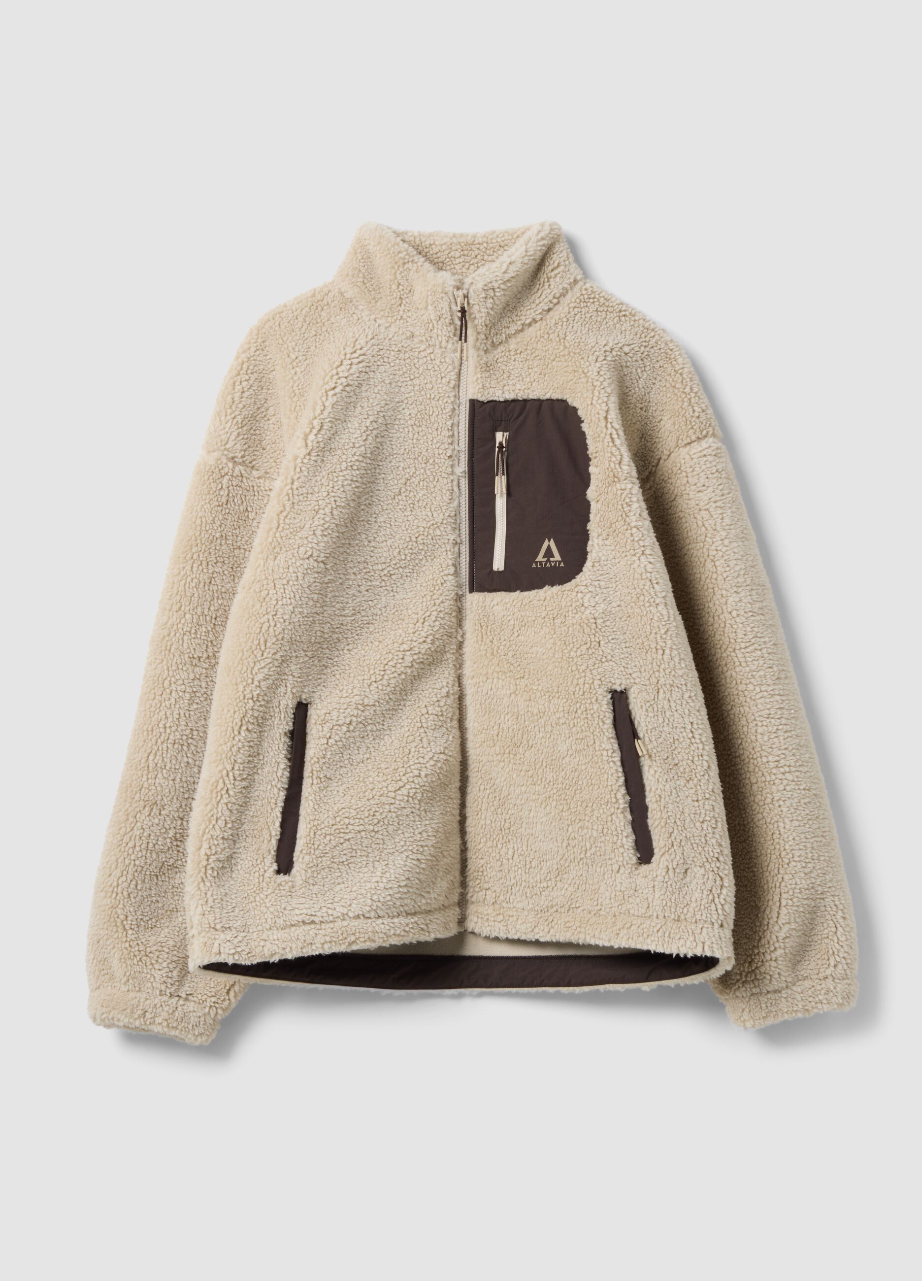 Giacca Sherpa Full Zip ALTAVIA WITH DEBORAH COMPAGNONI