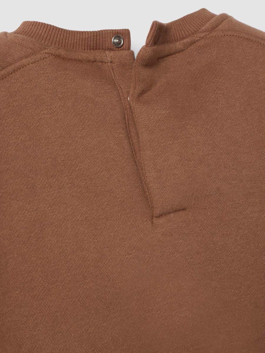 Brown organic cotton-blend Winnie the Pooh jogging set_3