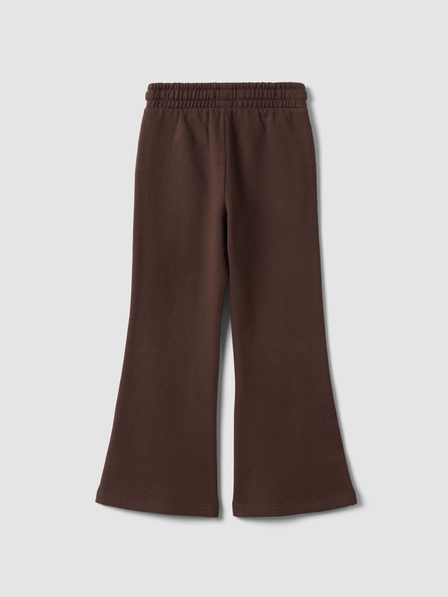 Brown trousers in pure organic cotton_1