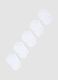 Multipack of White Organic Cotton Blend Short Socks for Girls_0