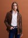 Brown fringed genuine leather jacket &ndash; regular fit_2