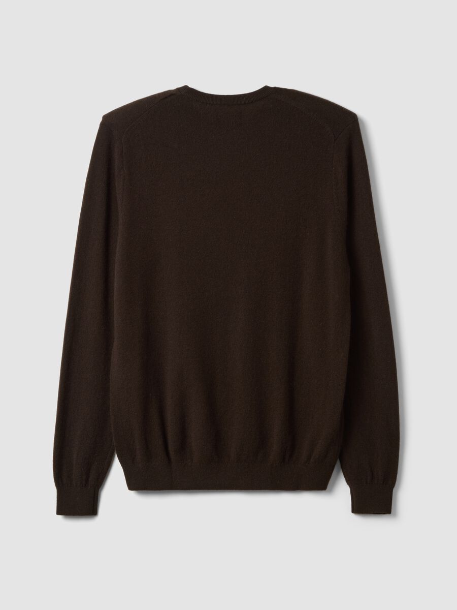 Brown pure cashmere jumper in a regular fit_6