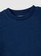 Kids' Oversized Fit Blue Cotton Blend T-shirt_3