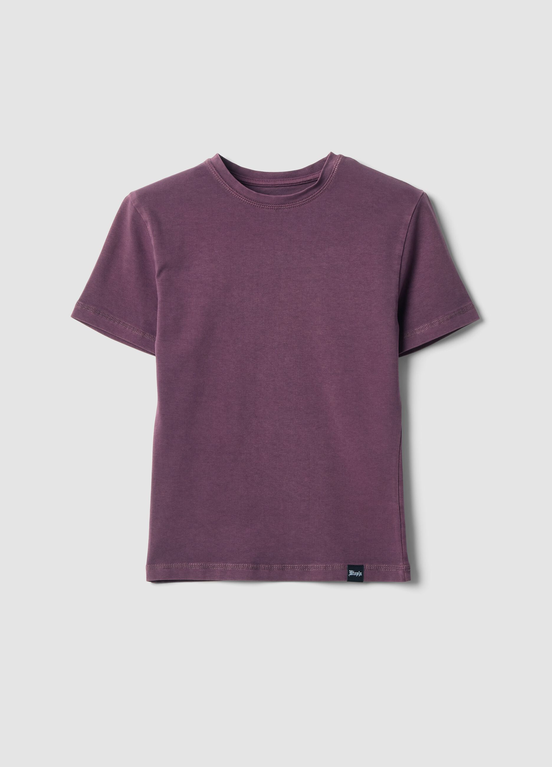 Perfect Washed Burgundy T-shirt
