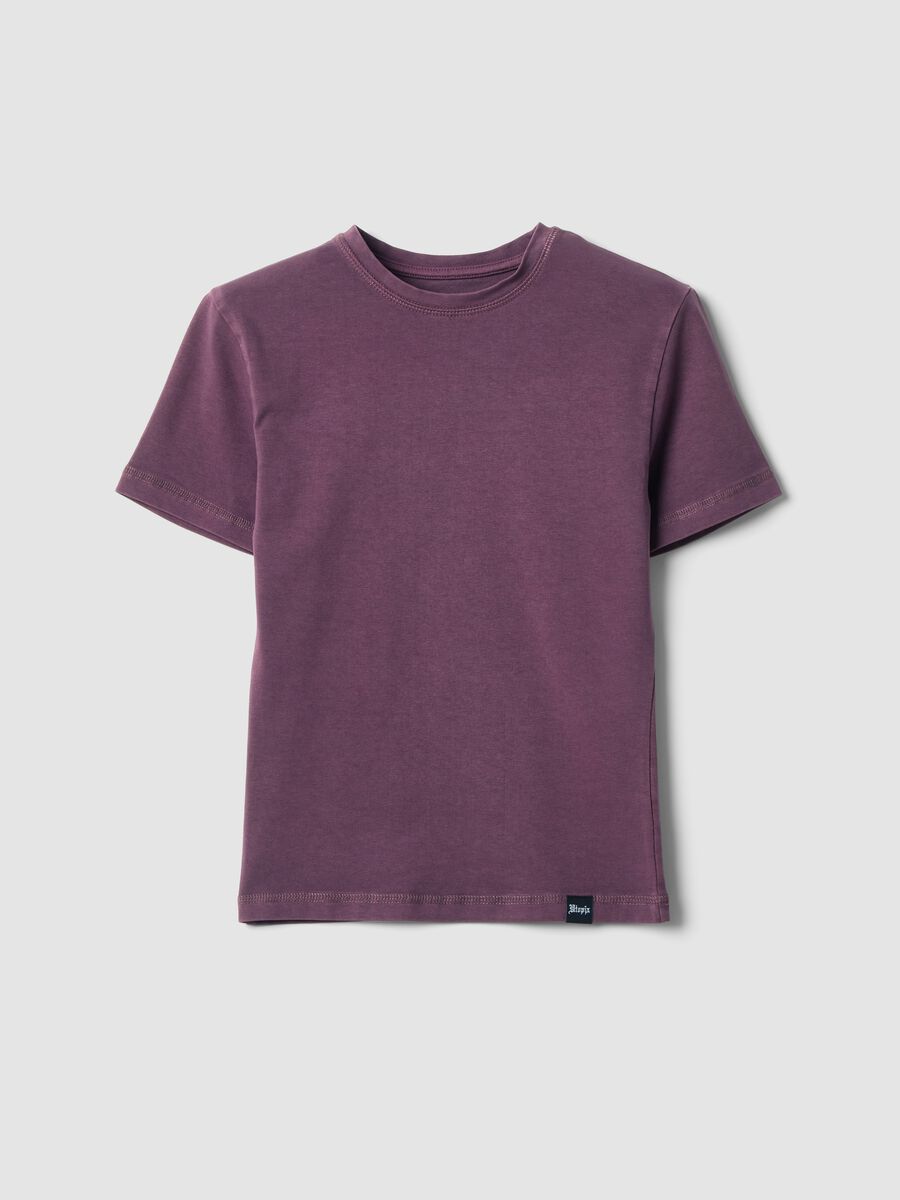 Perfect Washed Burgundy T-shirt_1