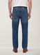 Blue cotton and lyocell blend regular tapered jeans_2