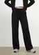 Black baggy-fit pure cotton jogger trousers_1