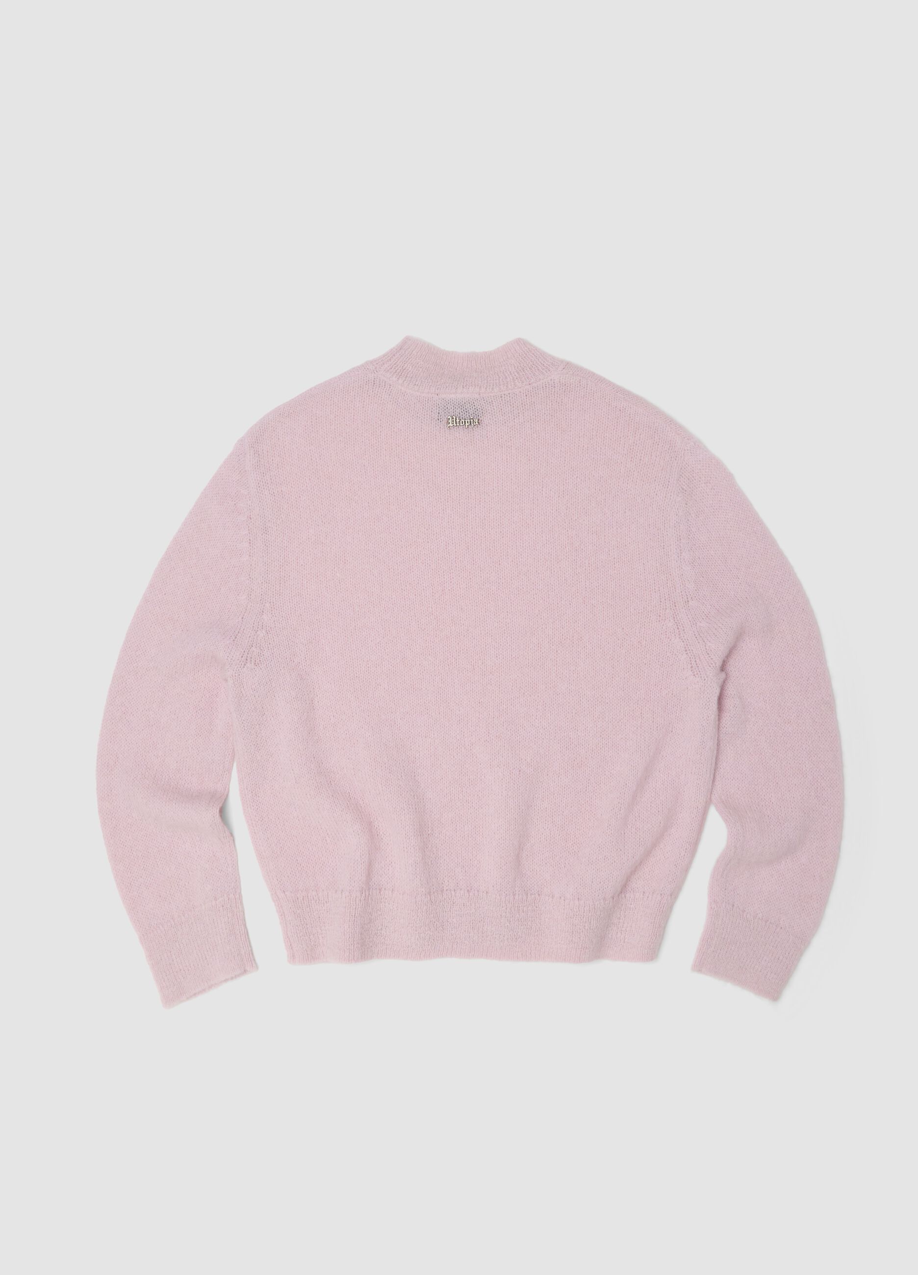 Mohair Crew Neck Light Pink
