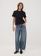 Pure cotton denim balloon-fit jeans_0