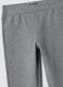Pantaloni flare grigi in cotone organico e viscosa elasticizzata_2
