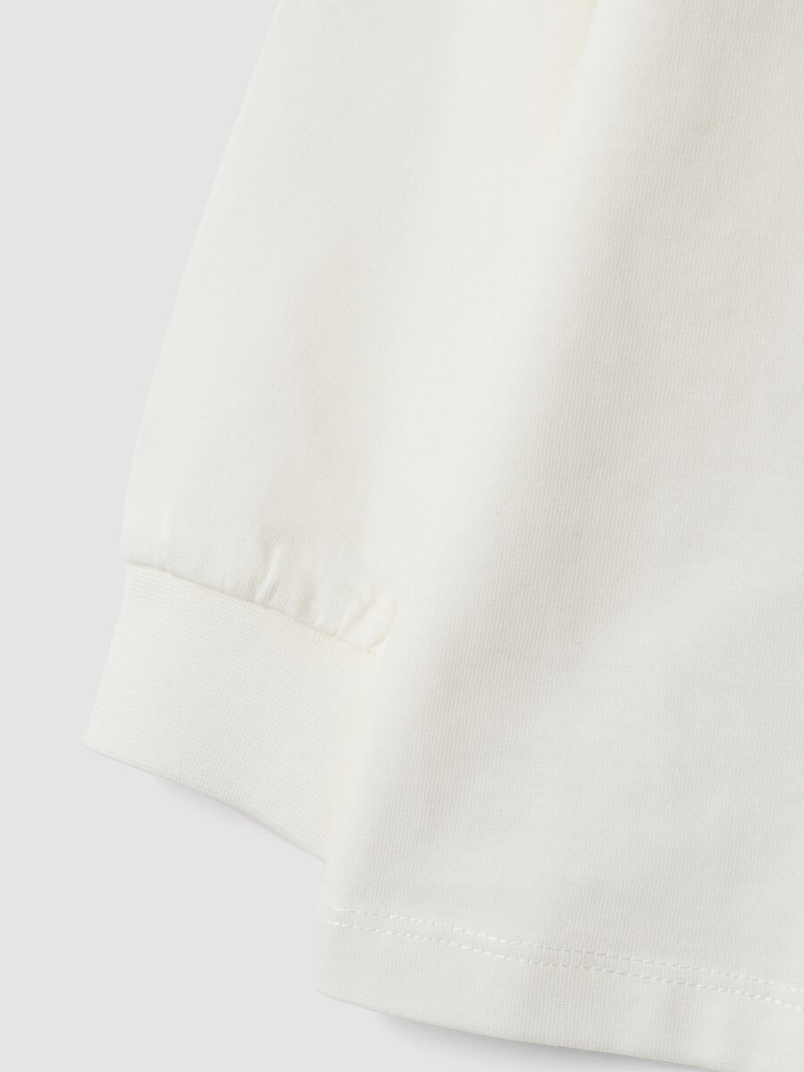 Off-white pure cotton crew-neck T-shirt_2
