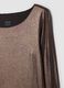 Bronze-brown stretch viscose crew-neck jumper, regular fit_2