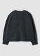 Grey stretch wool cardigan with deep V-neck_2