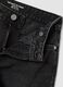Girls&rsquo; black wide-leg jeans in pure cotton_1