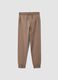Beige organic cotton joggers_4