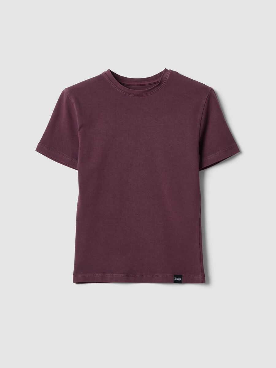 Perfect T-shirt Washed Burgundy_0