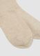 2-pack of beige socks in organic cotton blend_1