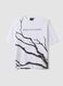 White pure cotton T-shirt with foliage print_4