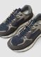 Blue casual trainers with laces and running-style sole_2