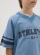 Boys' blue pure cotton regular fit t-shirt with print_1