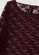 Maglia viola in tessuto elasticizzato con pizzo regular fit_1