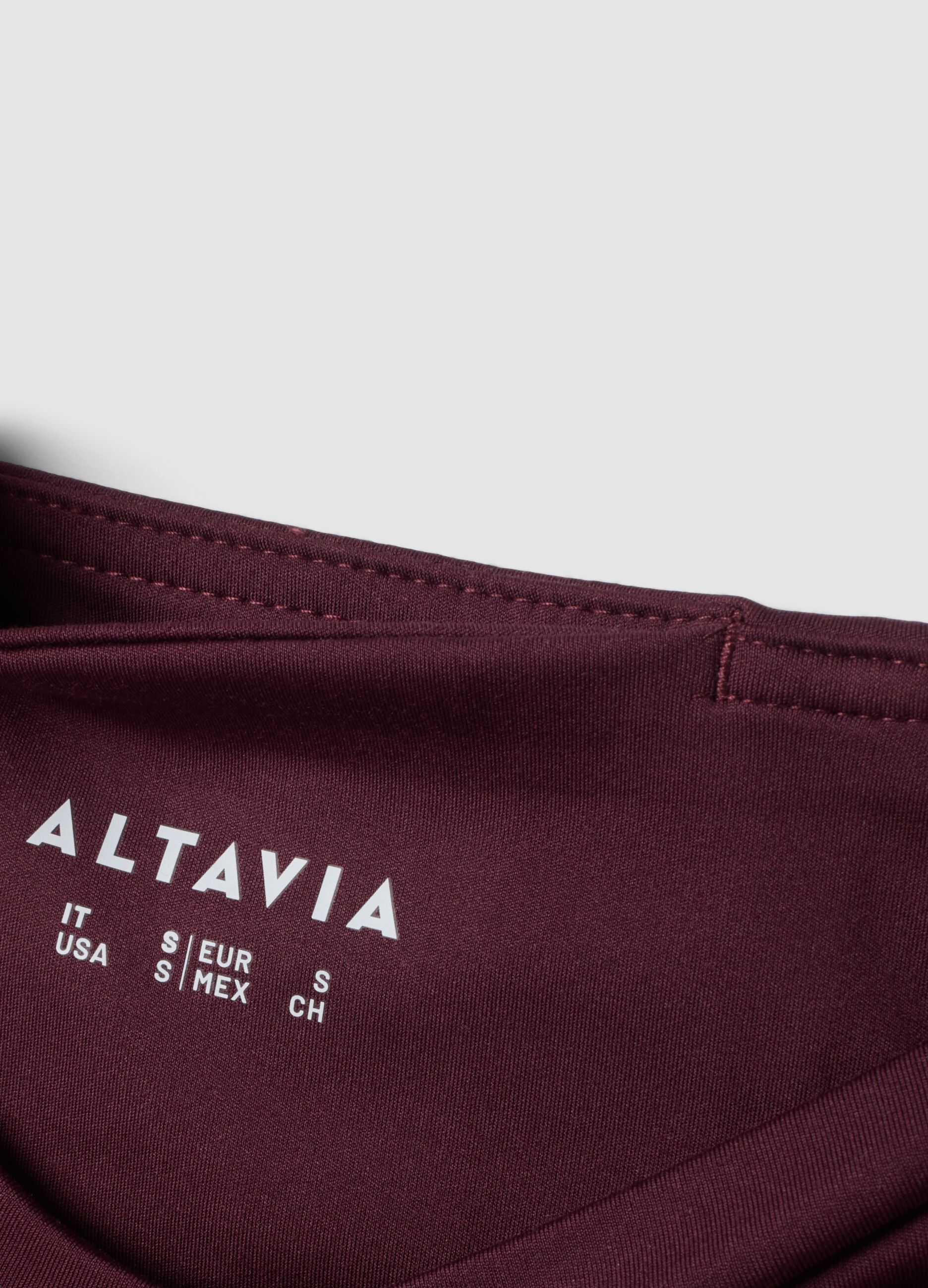 Purple wide-leg stretch sports trousers ALTAVIA STUDIO