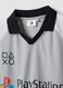 Grey PlayStation V-neck short-sleeve T-shirt_5