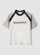 White pure cotton crew-neck T-shirt with &ldquo;Always Cooking&rdquo; slogan_0